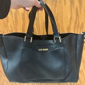 Black Steve Madden Purse Crossbody Shoulder Bag